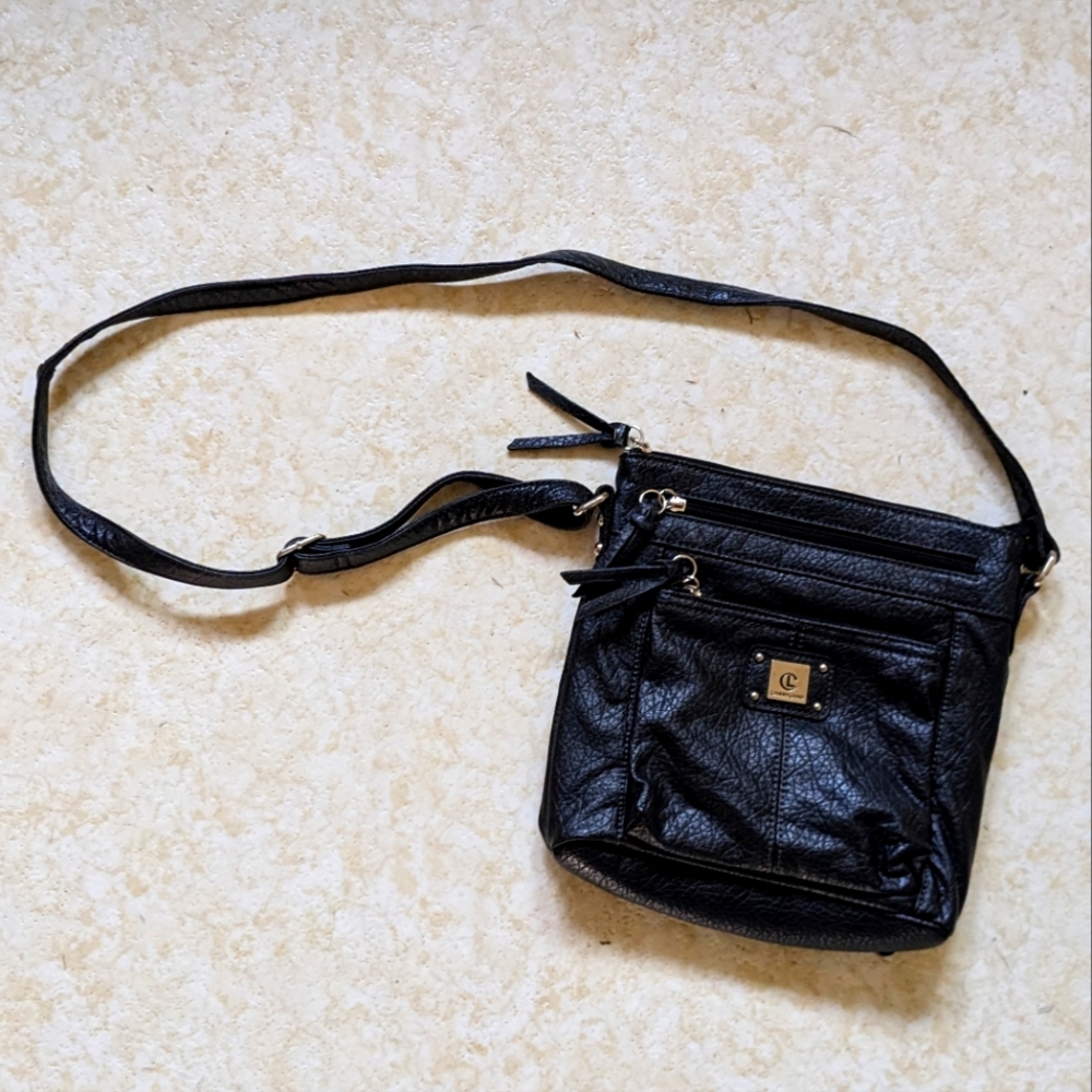 Carryland Black Leather Over-the-shoulder Purse